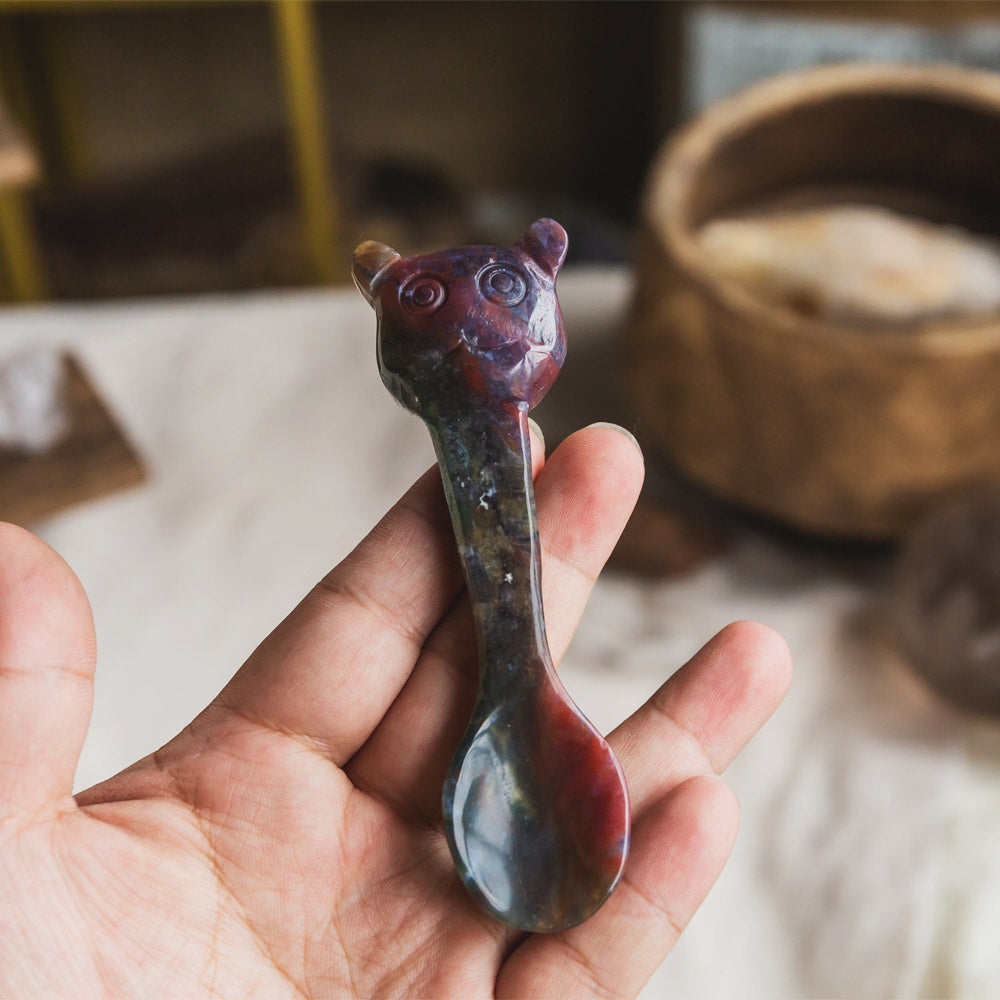 Ocean Jasper Bear Spoon