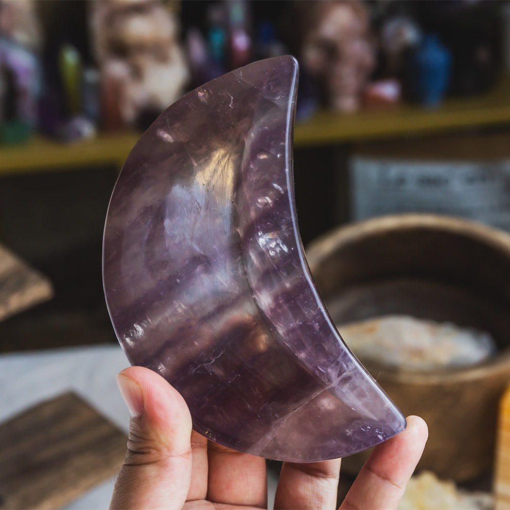 Fluorite Moon Bowl