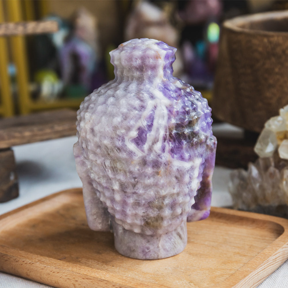 Dream Amethyst Buddha Head