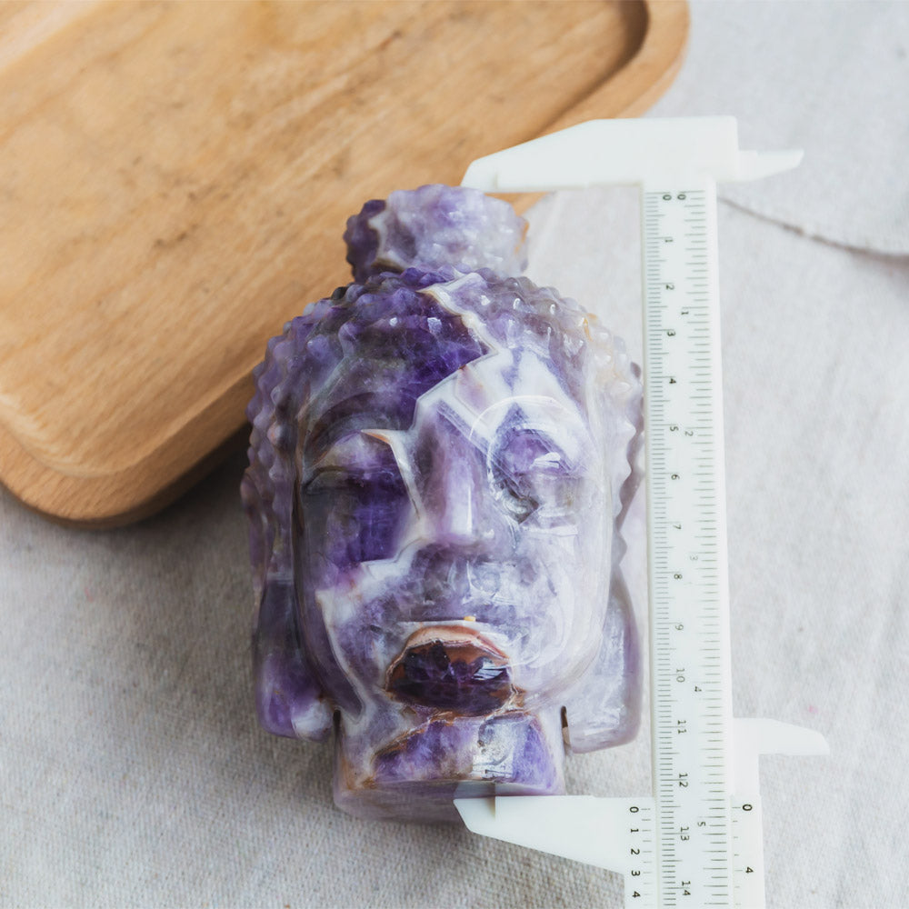 Dream Amethyst Buddha Head