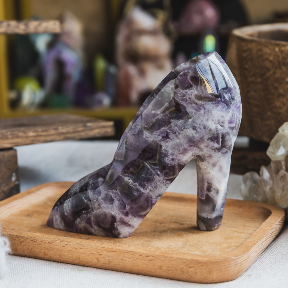 Dream Amethyst High-Heeled Shoes