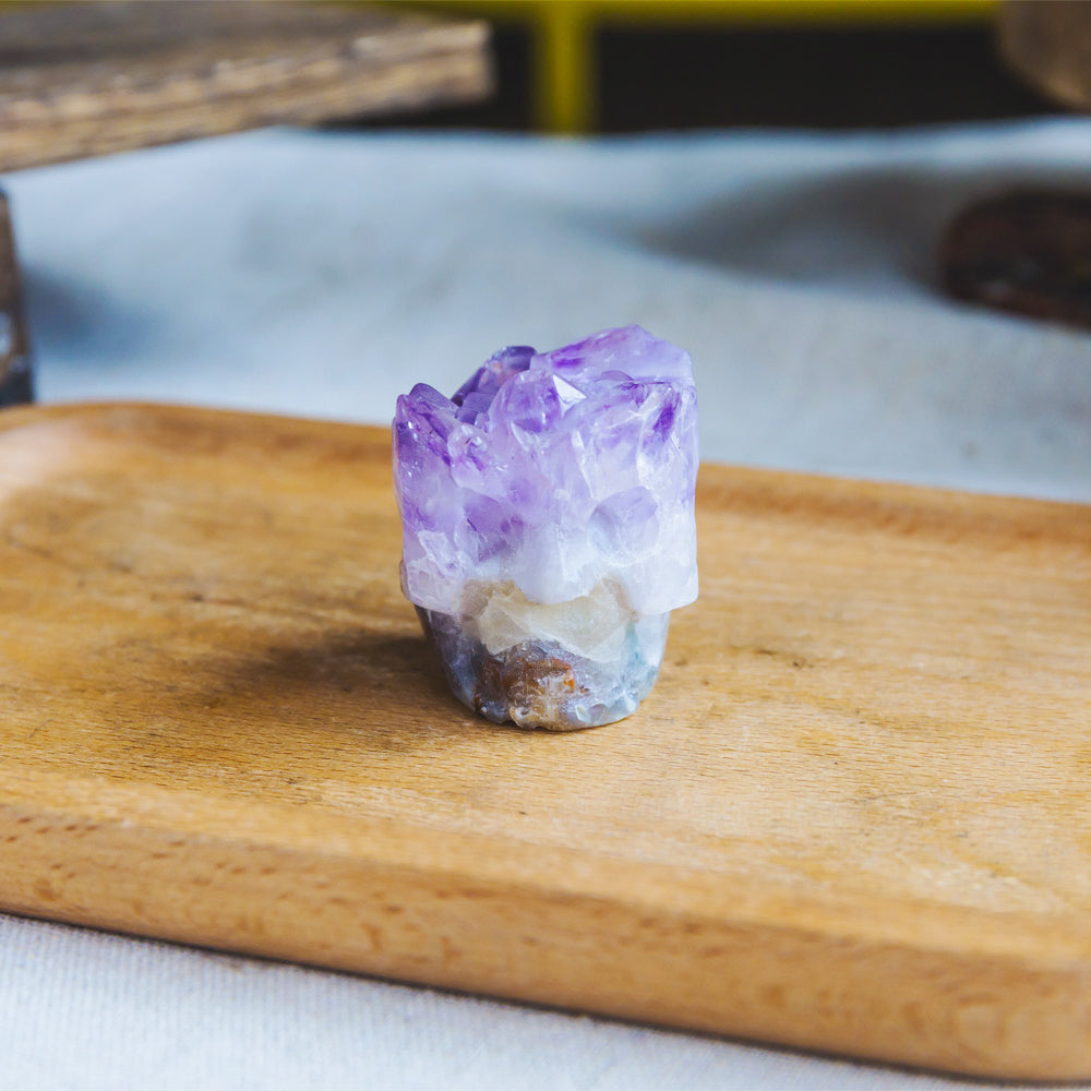 1.5''Amethyst Drusy Skull