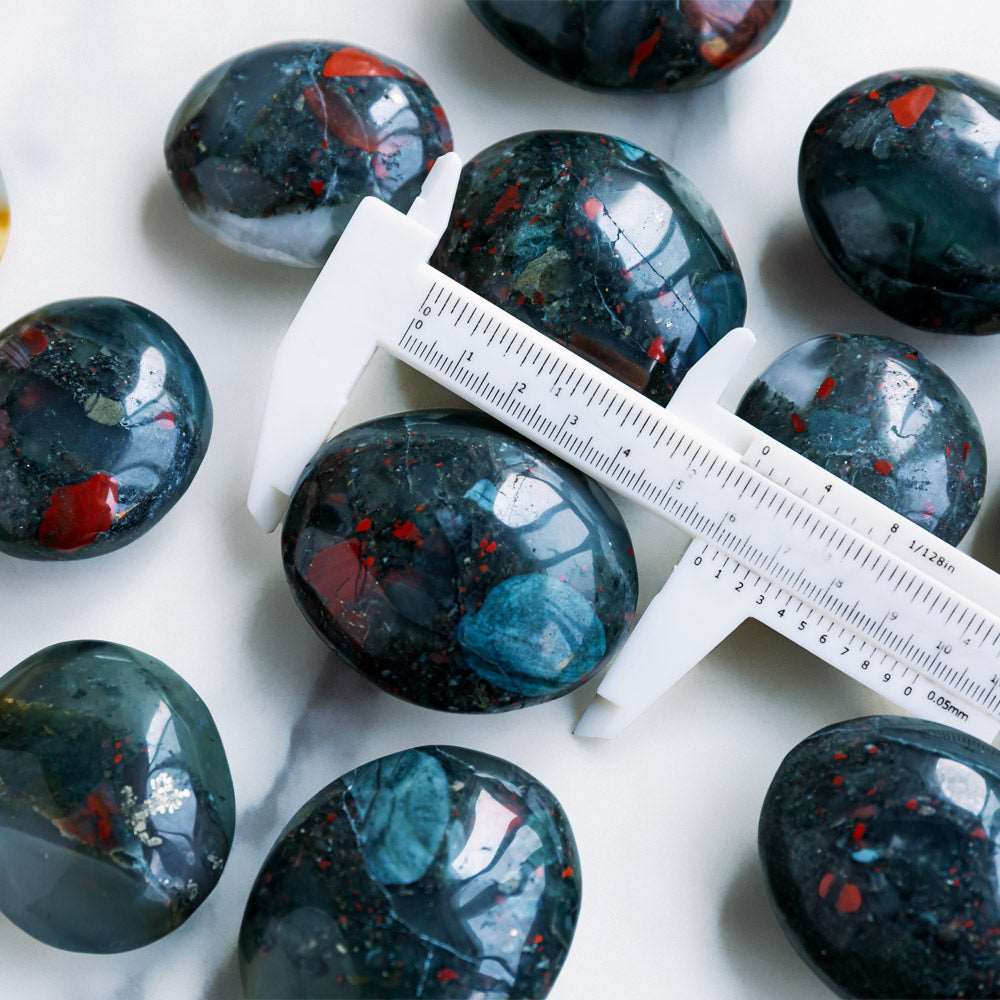 African Blood Stone Palm stone