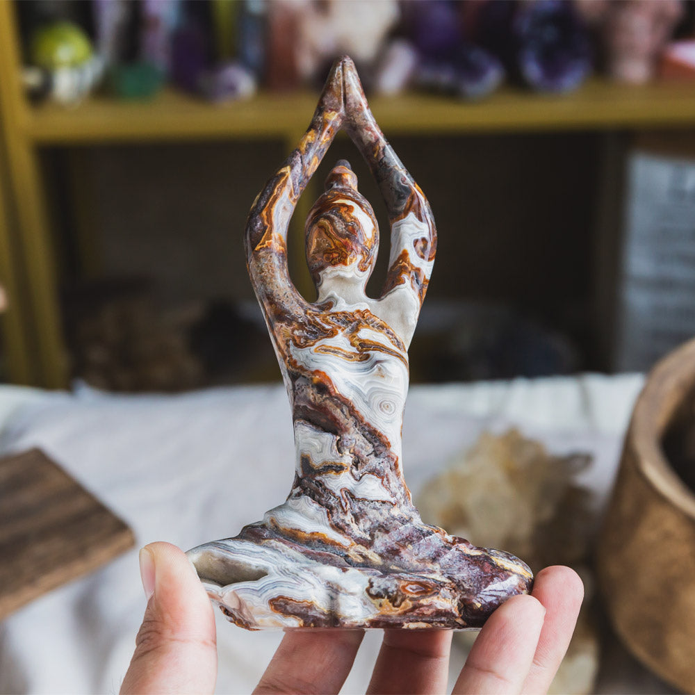 Mexico Agate Yoga Goddess