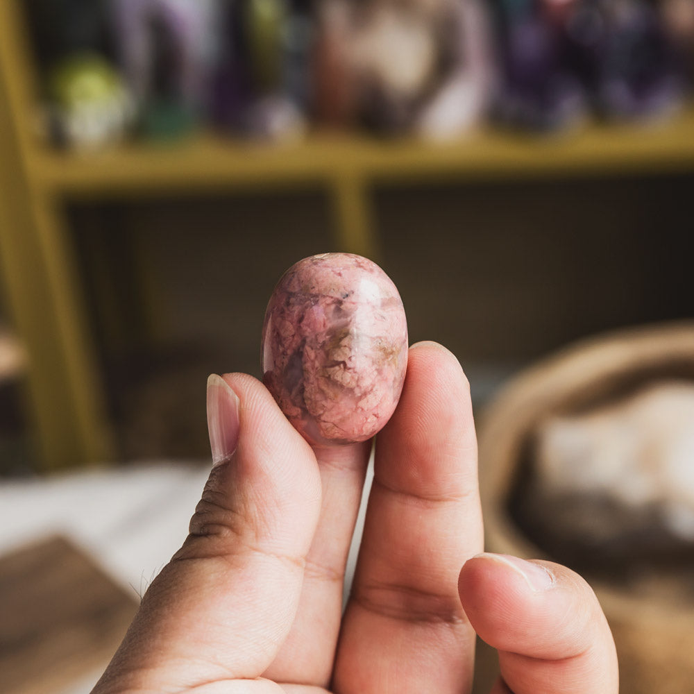 Rhodonite Tumbled  Stone