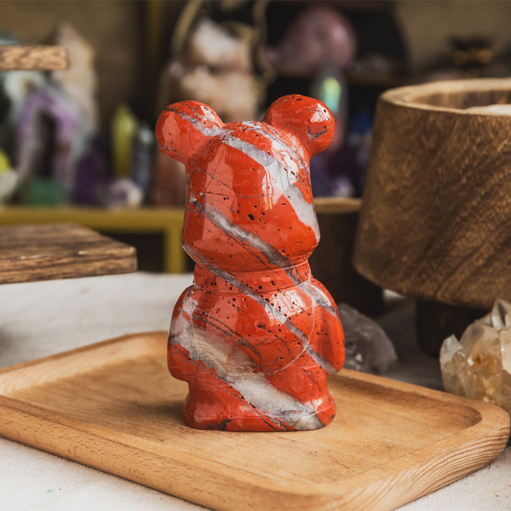 Red Jasper Gloomy Bear