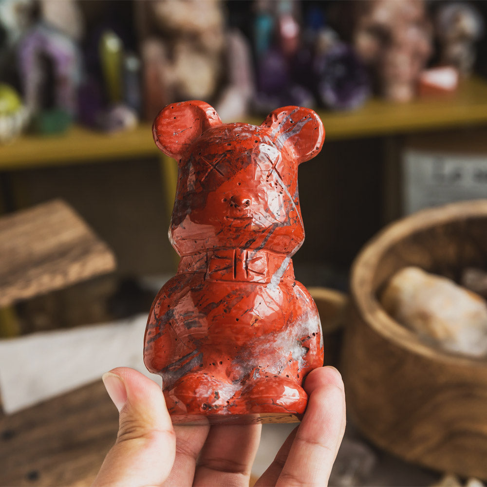 Red Jasper Gloomy Bear