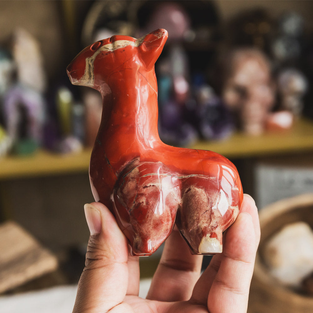 Red Jasper Llama