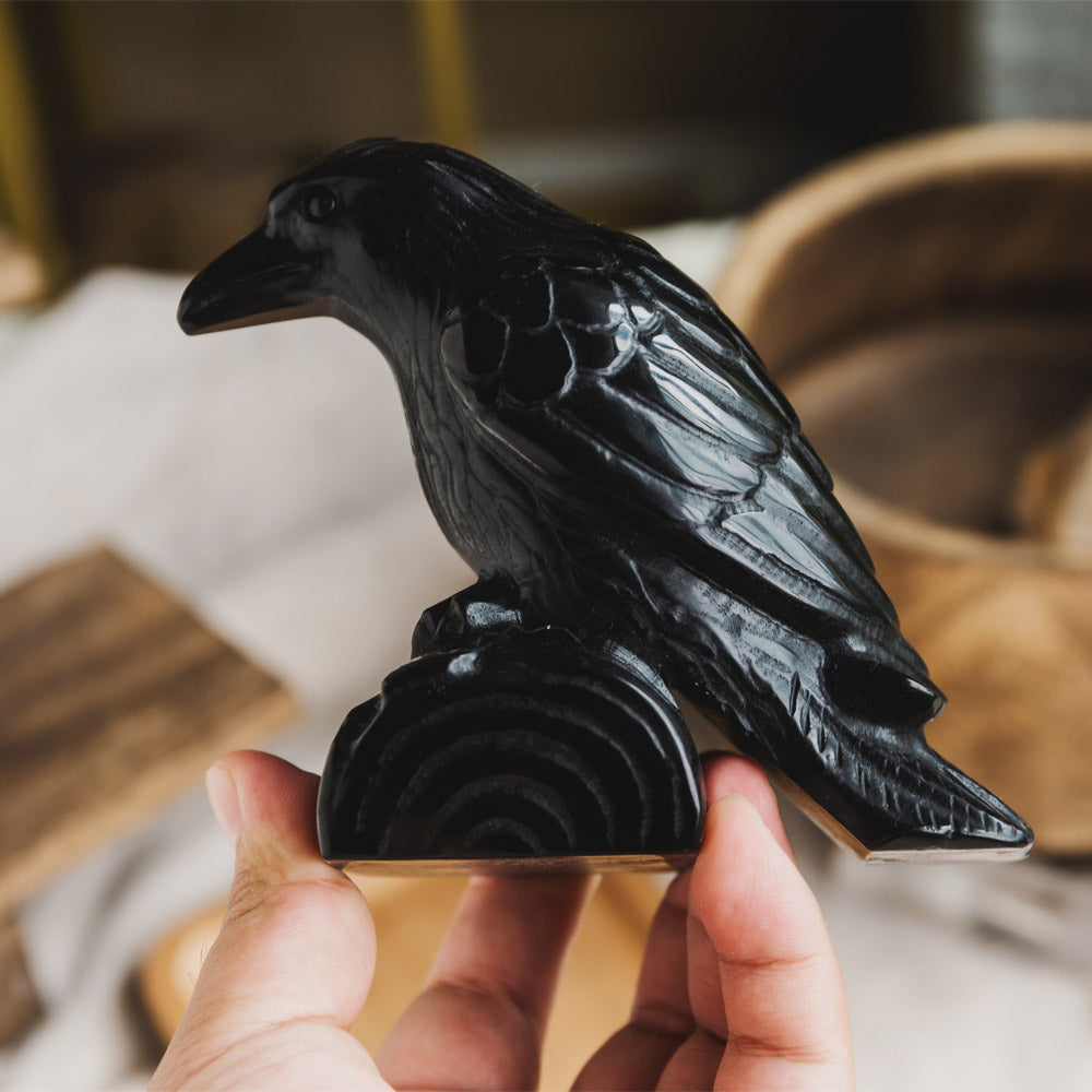 Black Obsidian Crow