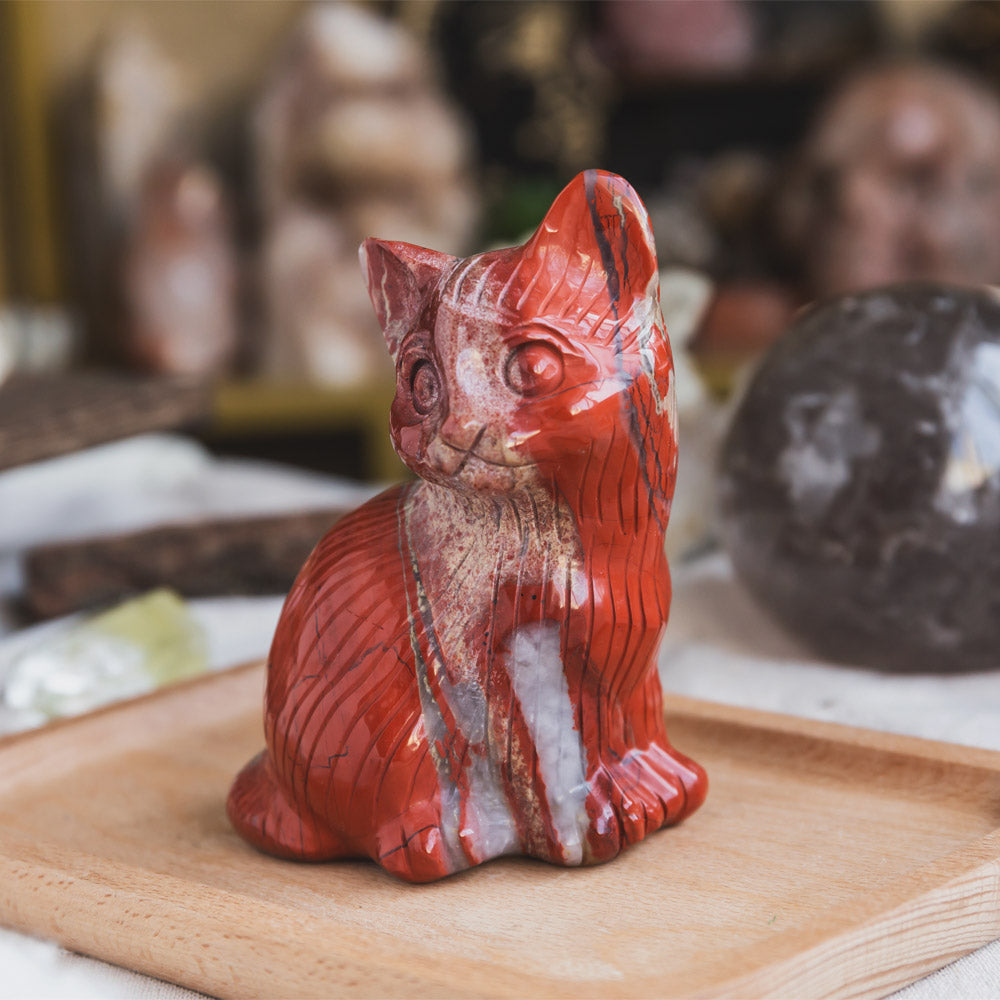 Red Jasper Cat