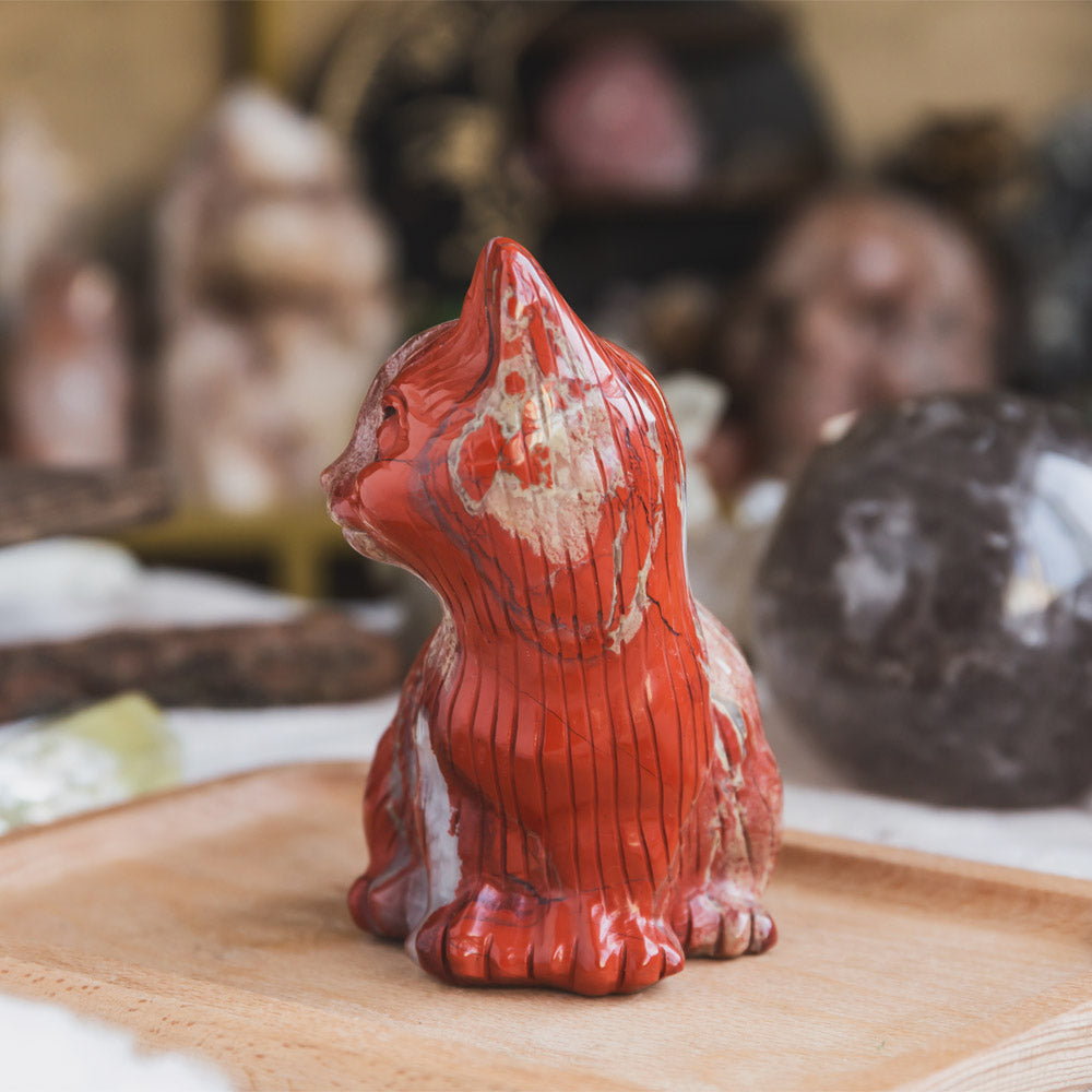 Red Jasper Cat