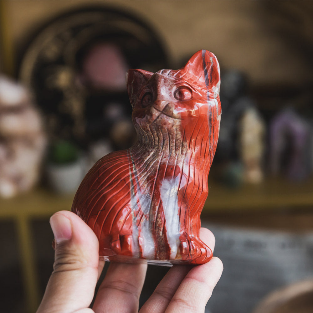 Red Jasper Cat