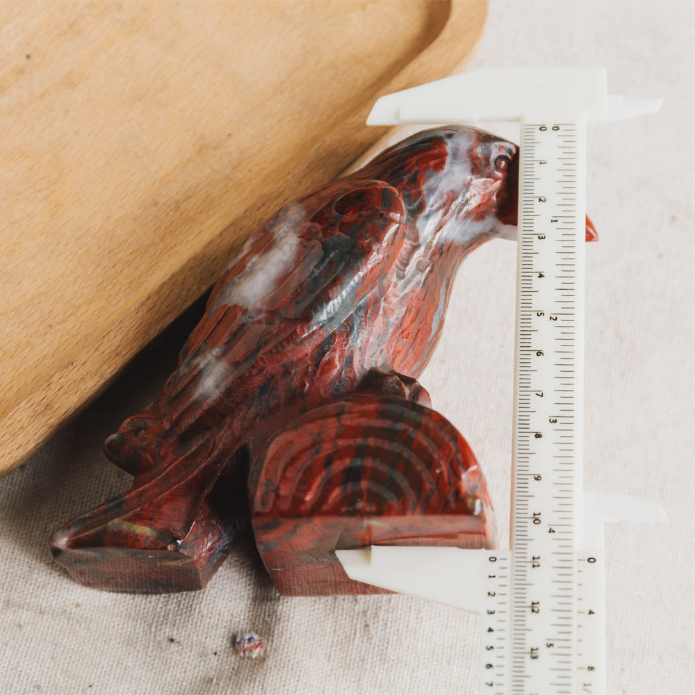 Red Jasper Crow