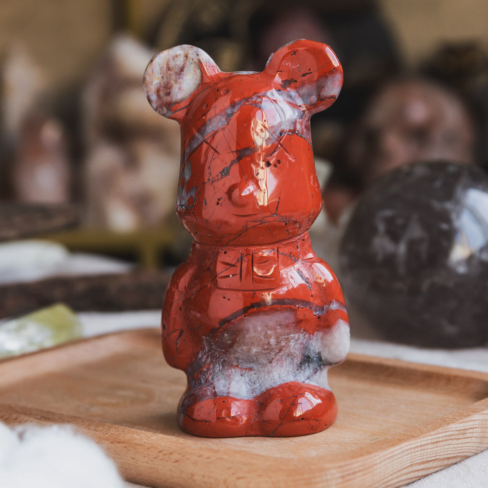 Red Jasper Bear