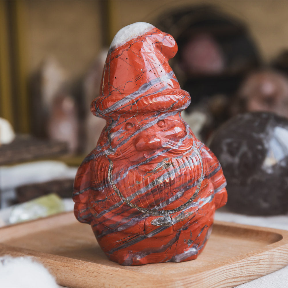 Red Jasper Santa Claus