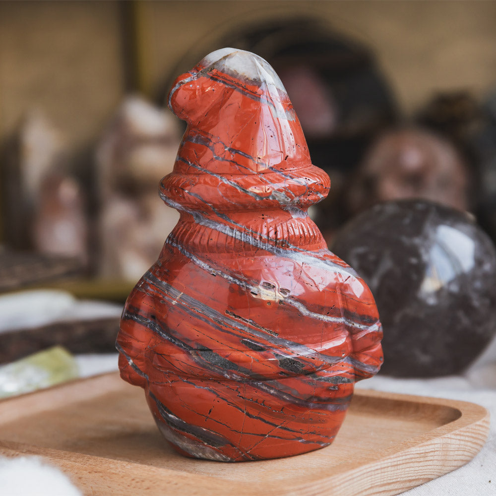 Red Jasper Santa Claus