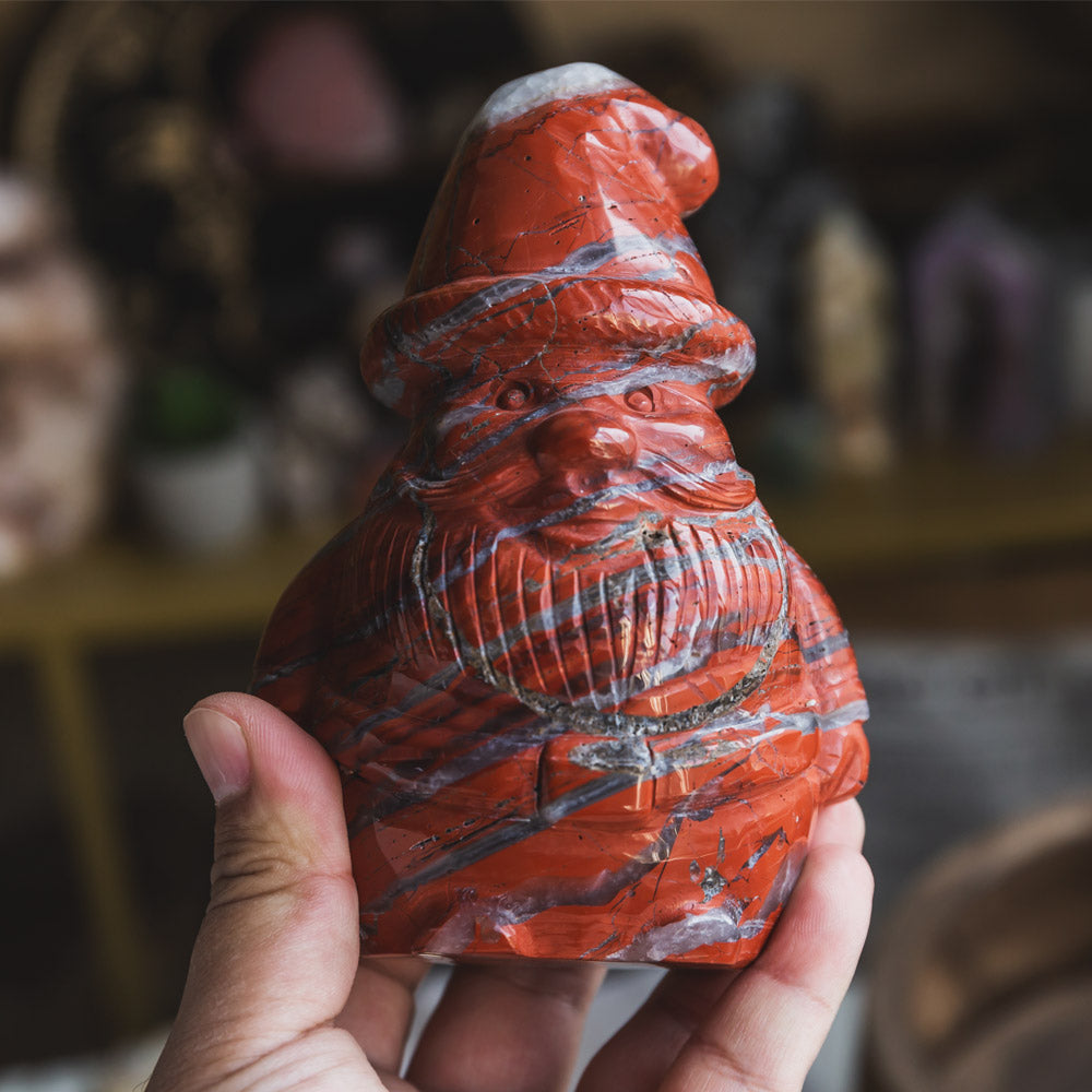 Red Jasper Santa Claus