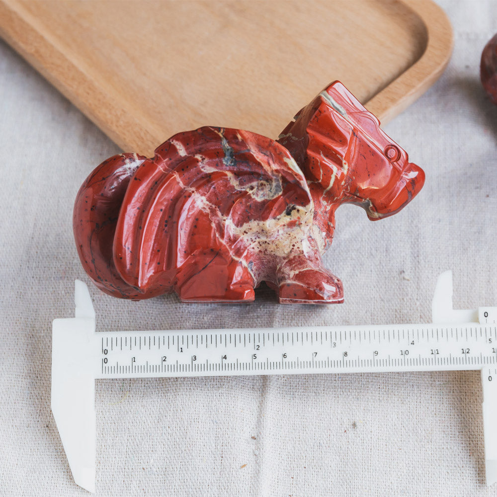 Red Jasper Flying Dragon