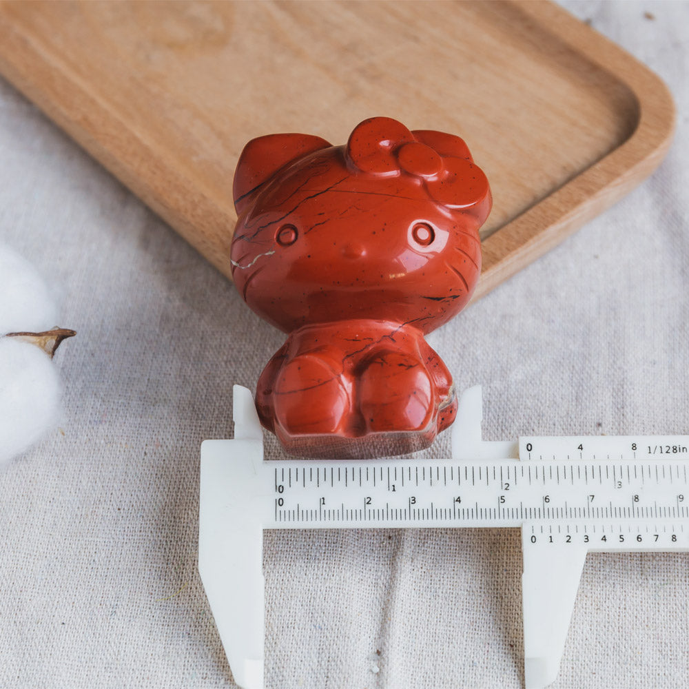 Red Jasper Hello Kitty