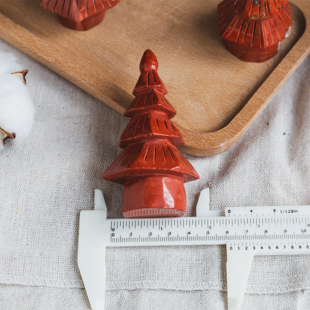 Red Jasper Christmas Tree