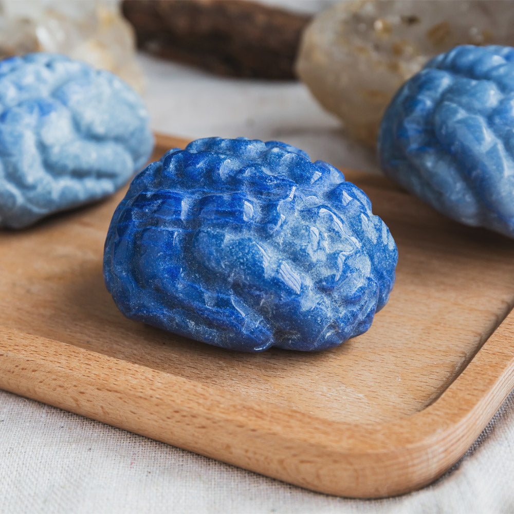 Blue Aventurine Human Brain