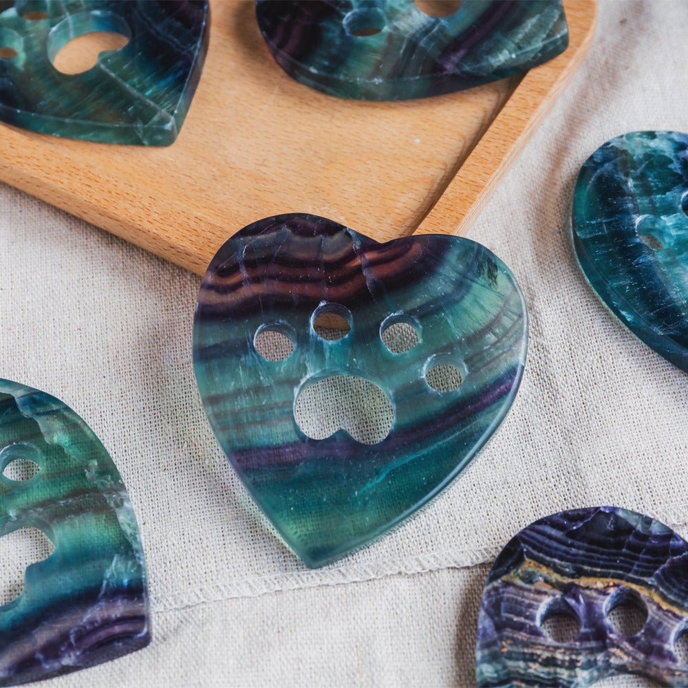 Fluorite Heart