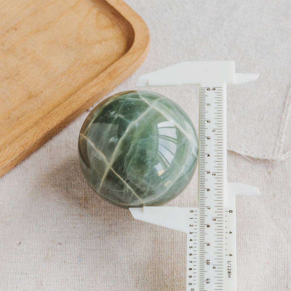 Green Moonstone Sphere