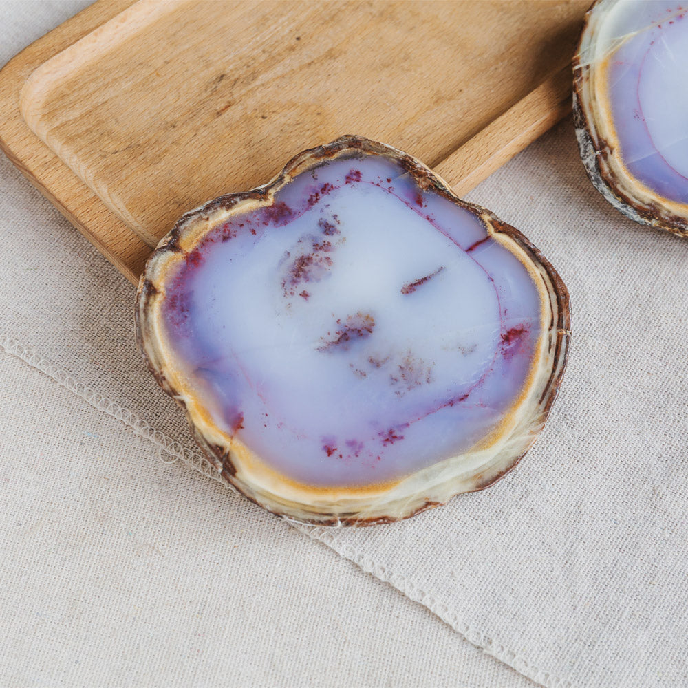 Blue Chalcedony Slice