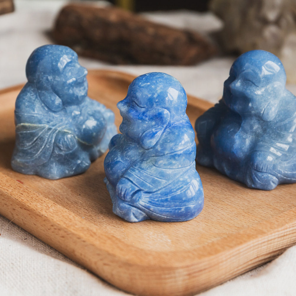 Blue Aventurine Buddha