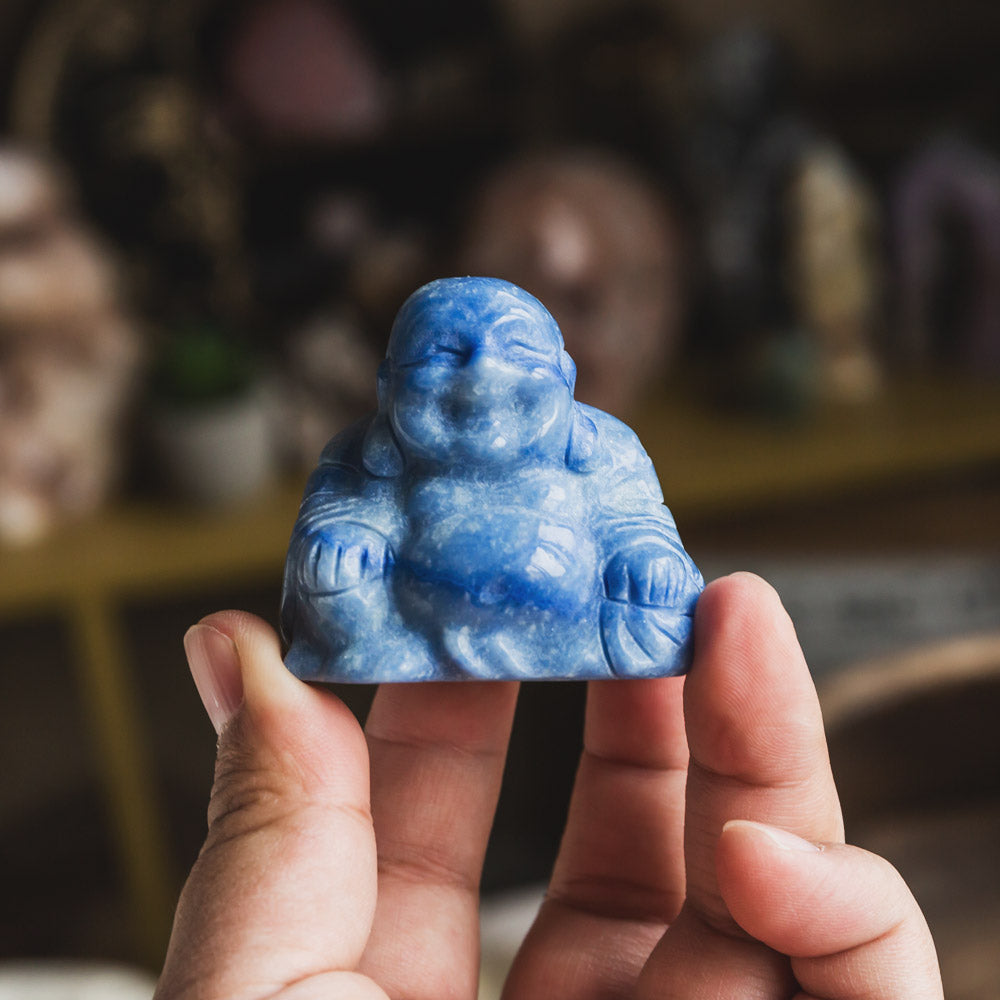 Blue Aventurine Buddha