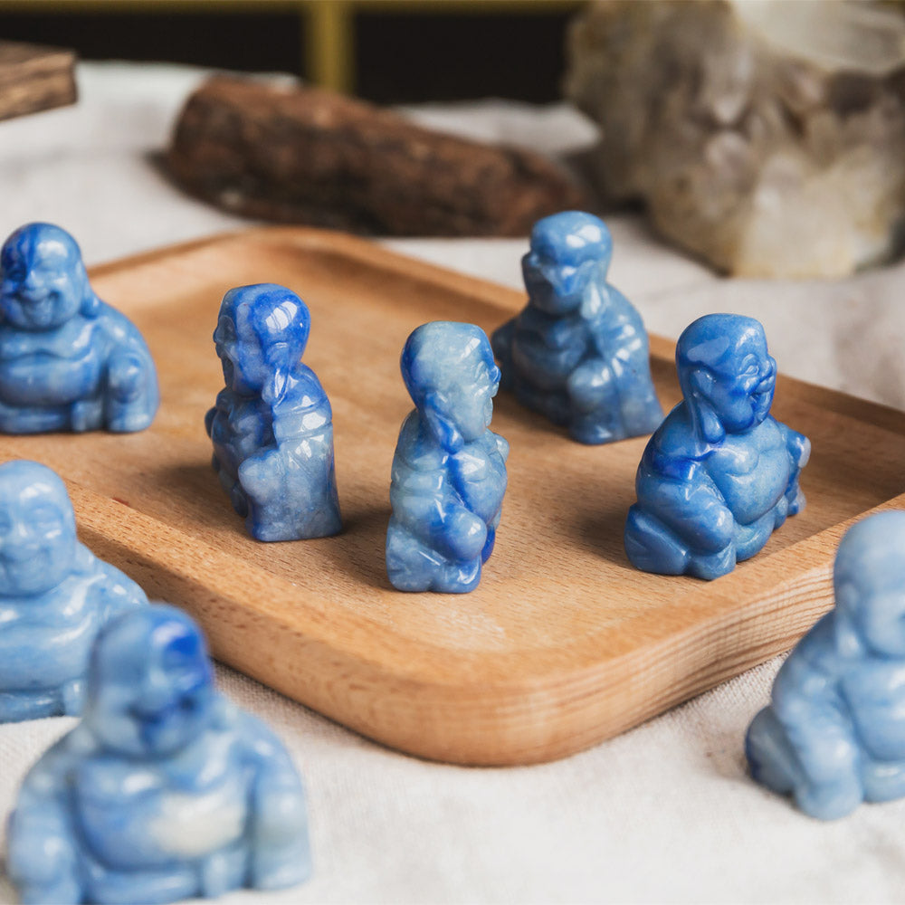 Blue Aventurine Mini Buddha