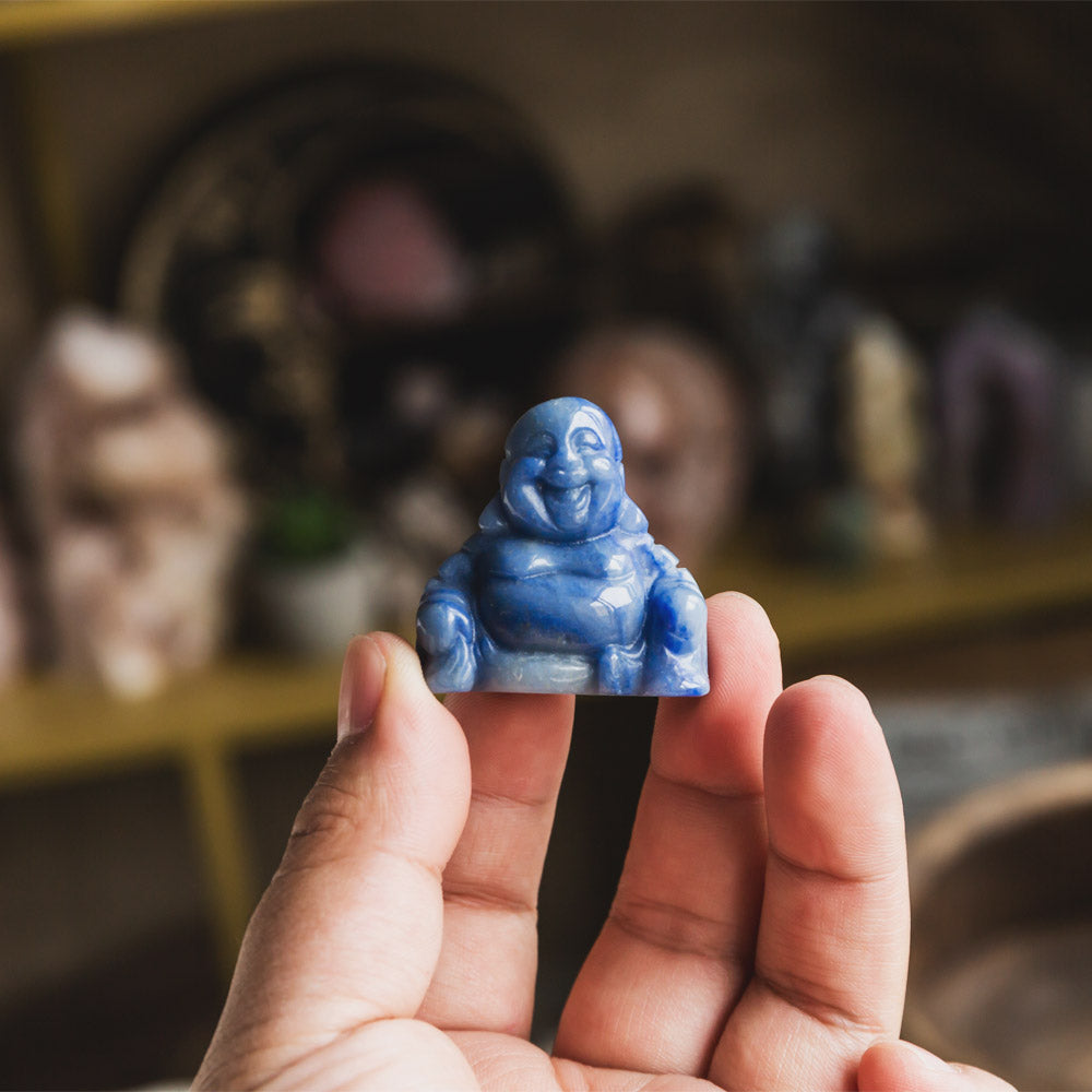 Blue Aventurine Mini Buddha