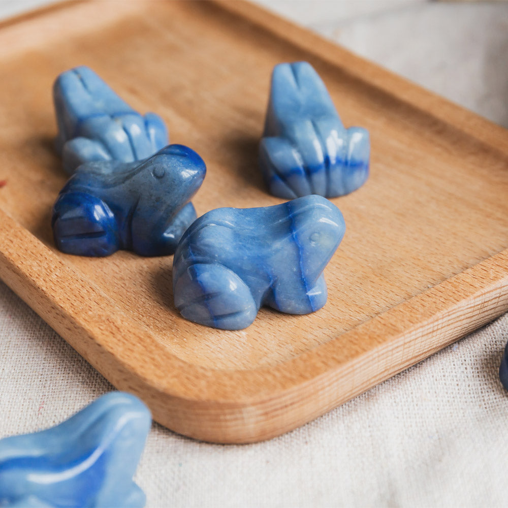 Blue Aventurine Frog