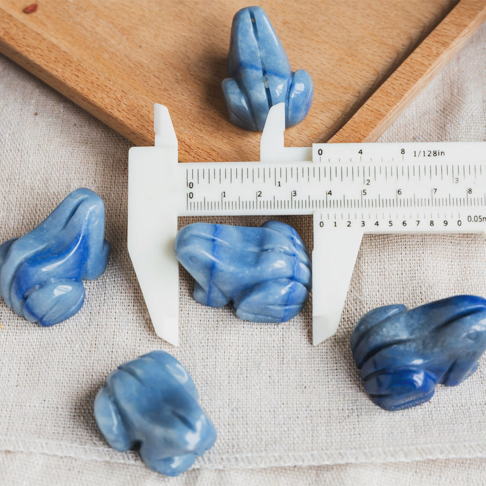 Blue Aventurine Frog