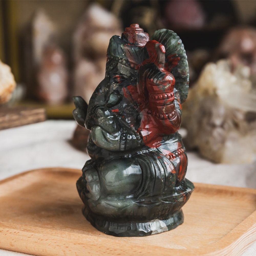 Africa Blood Stone Ganesha