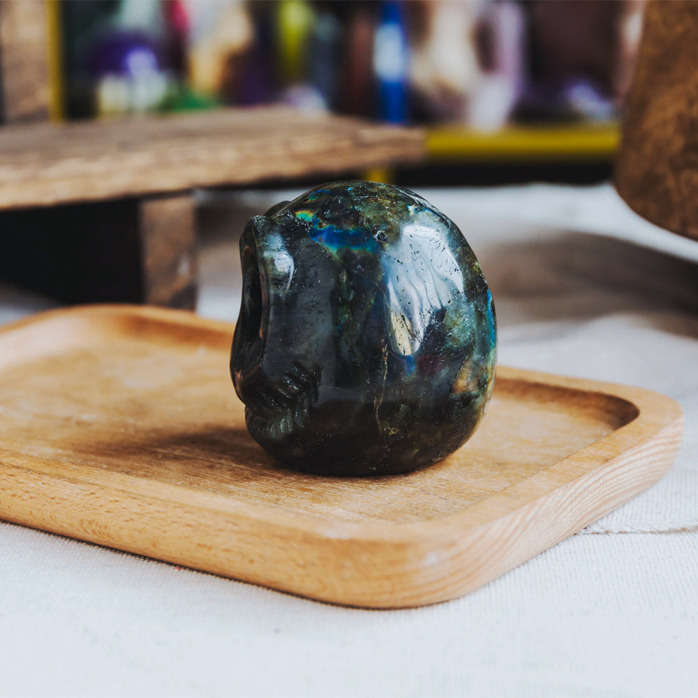 Labradorite Jack Skull