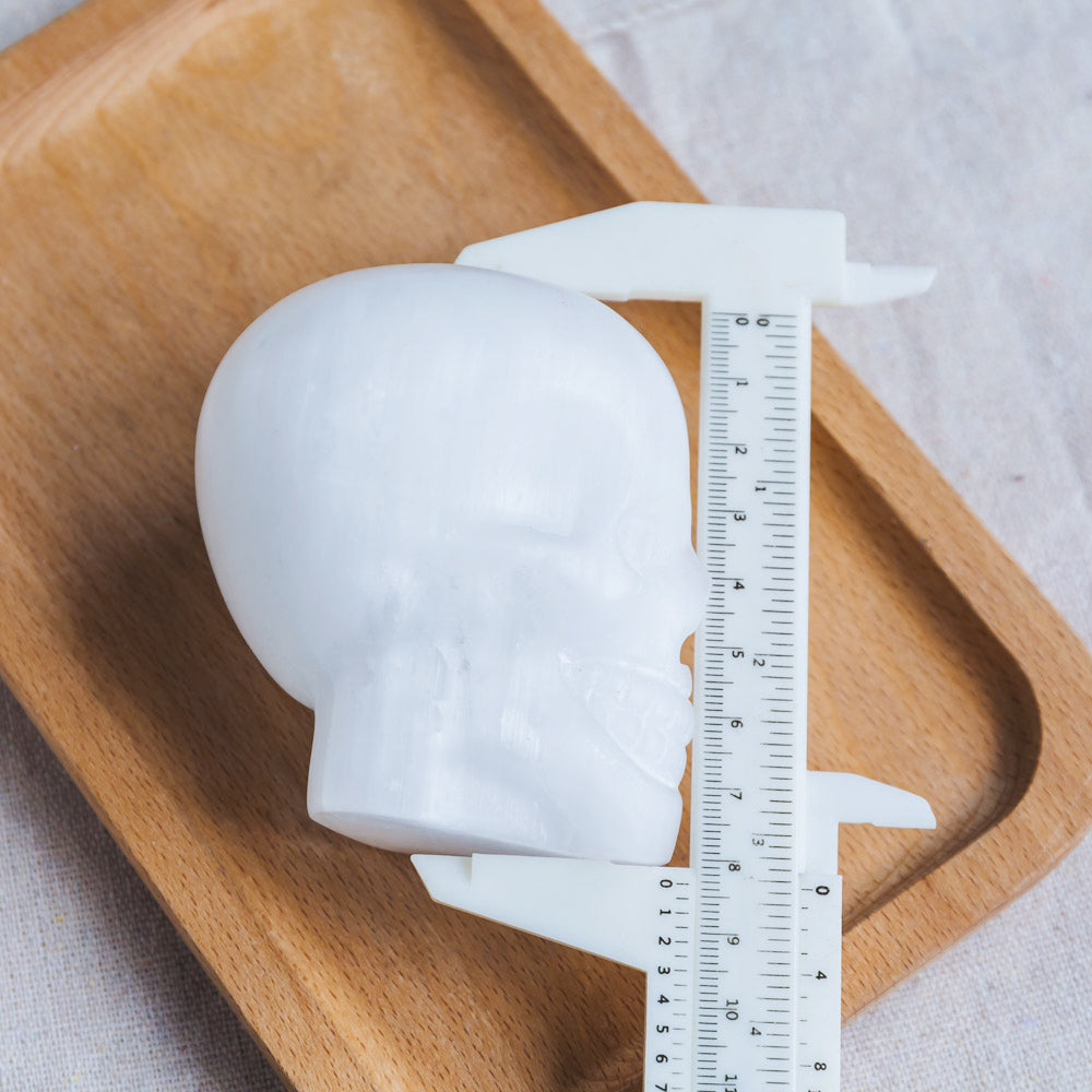 3" Selenite Skull