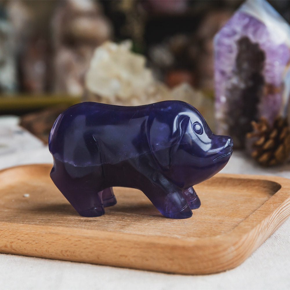 Fluorite Pig