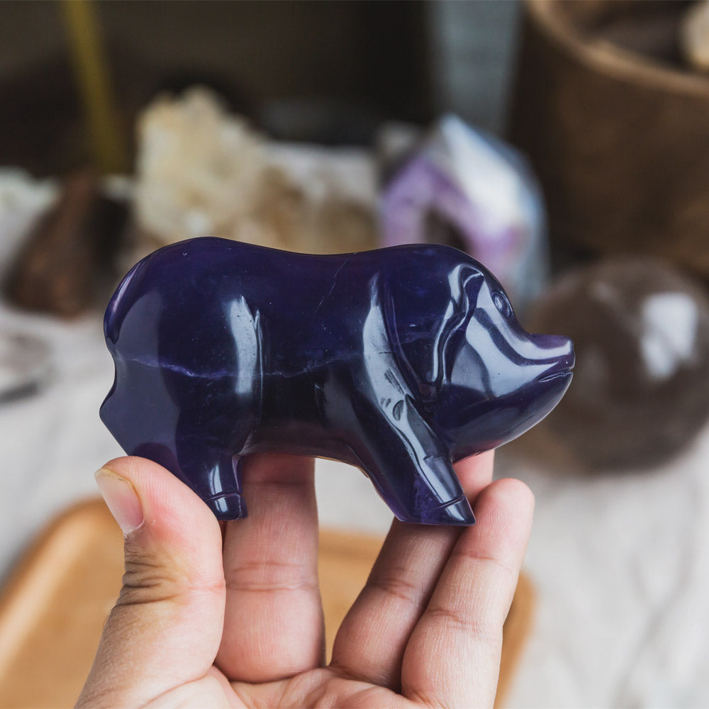 Fluorite Pig