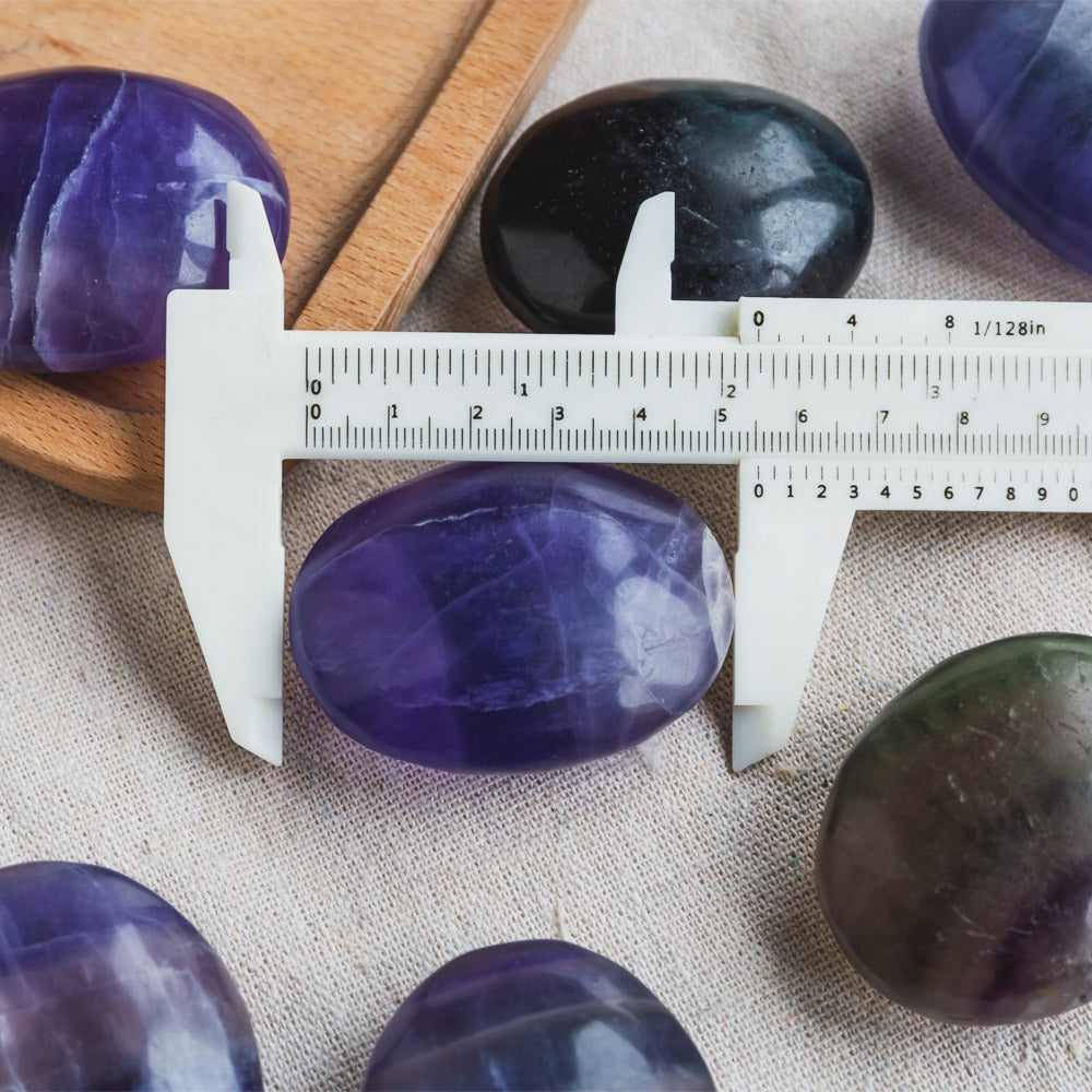 Fluorite Palm Stone