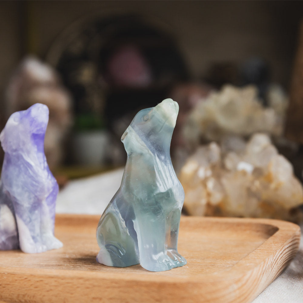 Fluorite Wolf