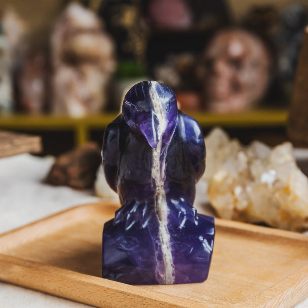 Fluorite Crow