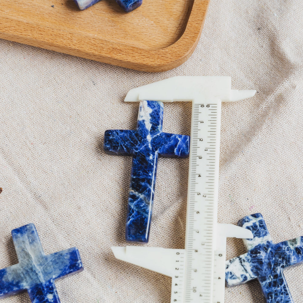 Sodalite Cross