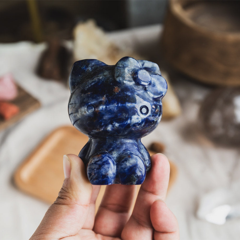 Sodalite Hello Kitty