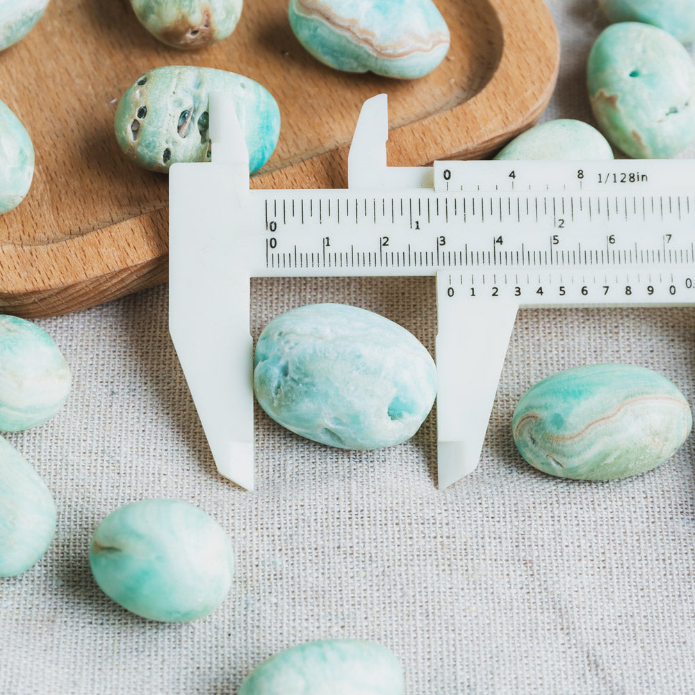 Blue Aragonite Tumbled Stone