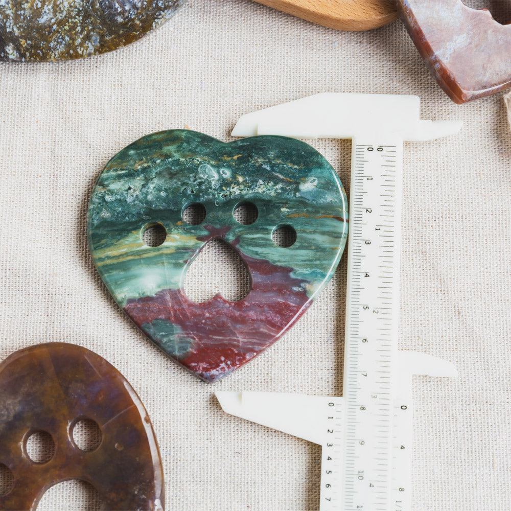 Ocean Jasper Heart