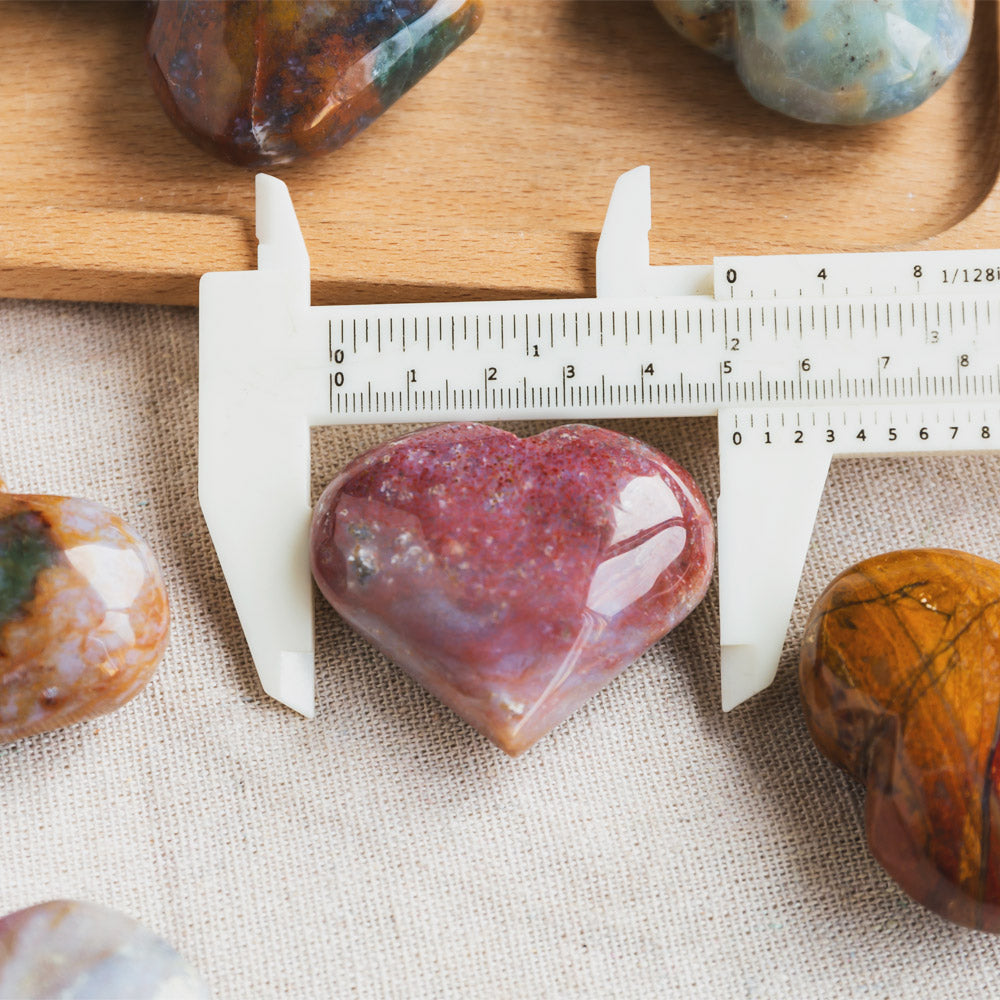 Ocean Jasper Heart