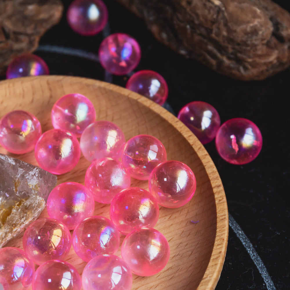 Aura Clear Quartz Ball 100g