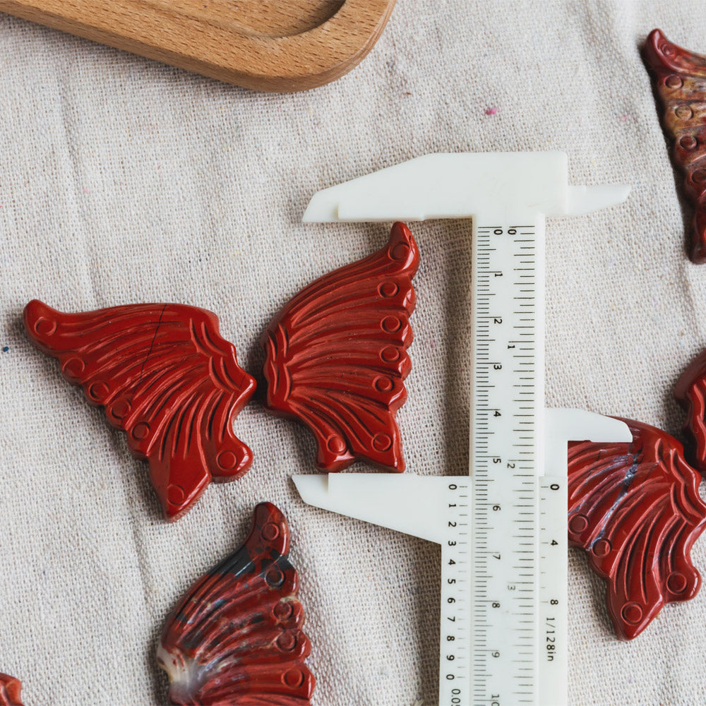 Red Jasper Butterfly Wing