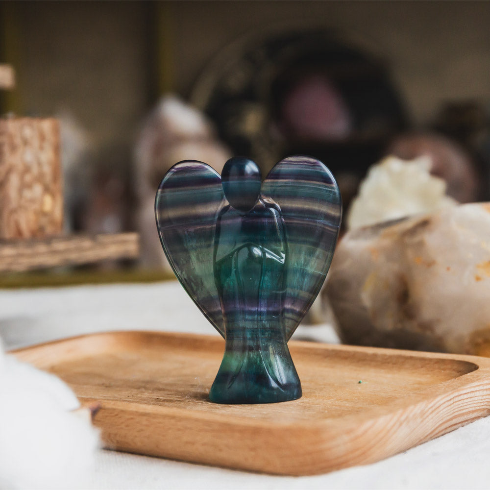 Rainbow Fluorite Angel